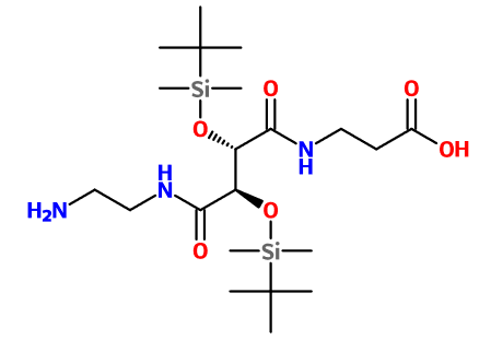 (image for) MC004253 N-[(2S,3R)-4-[(2-Aminoethyl)amino]-2,3-bis[[(1,1-dimethylethyl)dimethylsilyl]oxy]-1,4-dioxobutyl]-β-alanine
